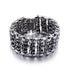 Totenkopf armband chain panzerkette edelstahl bracelet skull